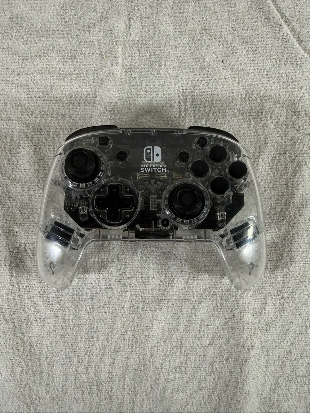 Nintendo Switch PDP Afterglow Wireless Deluxe Clear Controller
